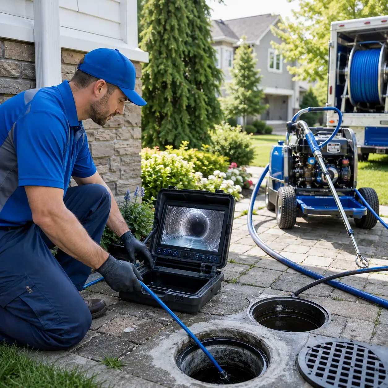 Outdoor drain cleaning professionals serving Clutier, IA