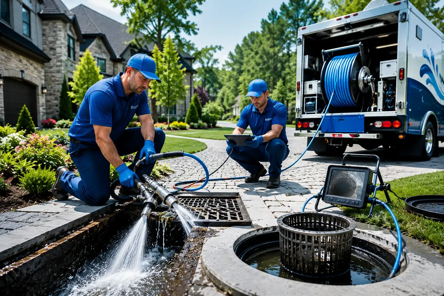 Local outdoor drain cleaning professionals in Clutier, IA